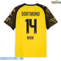 Camisa de time de futebol Borussia Dortmund Maximilian Beier #14 Replicas 1º Equipamento 2025-26 Manga Curta